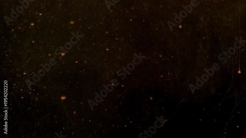Orange Bubbles Falling