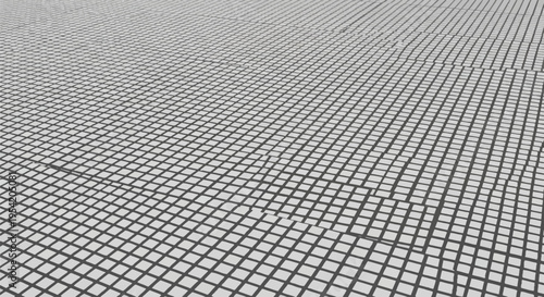 Close-up of a metal grid surface.