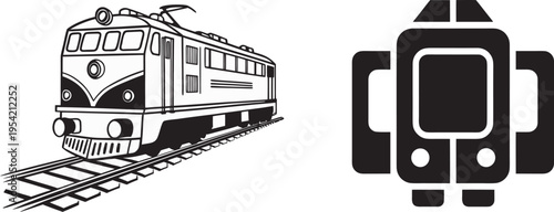 train in the form of a railway