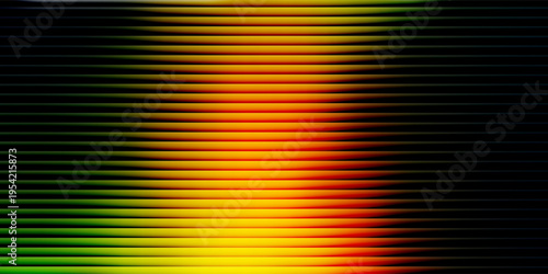 Ripple gradient background design. Modern distortion ripple glass texture effect. Abstract fractal effect ribbed glass texture with vibrant gradients smooth fluted horizontal vector bg.