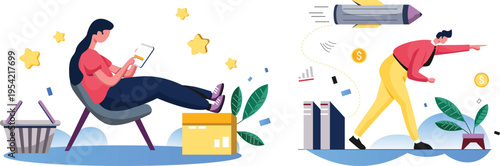 Balancing work and online business success through digital and traditional methods