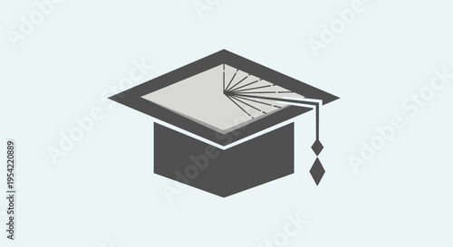 Graduation cap symbolizing academic achievement and educational success.