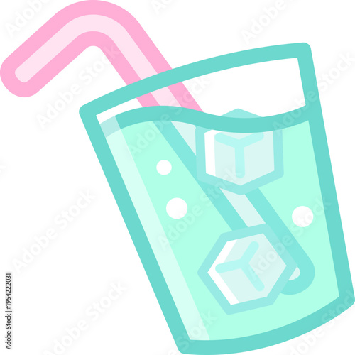 소다 빨대 투명