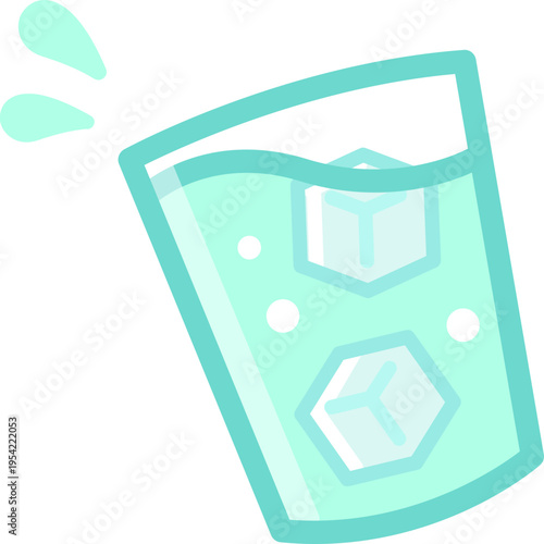 소다맛 음료수 물방울 투명