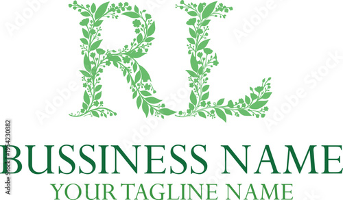 RL R rl initial logo | initial based abstract modern minimal creative logo, vector template image. luxury logotype logo, real estate homie logo. typography logo. initials logo