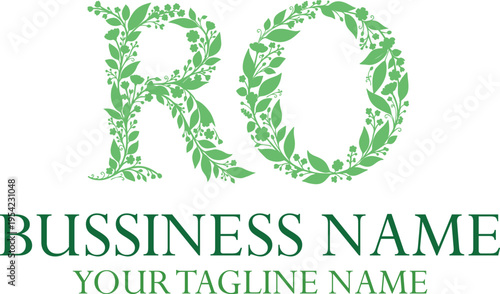 RO R ro initial logo | initial based abstract modern minimal creative logo, vector template image. luxury logotype logo, real estate homie logo. typography logo. initials logo