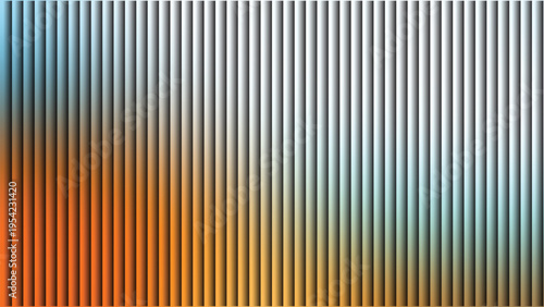 Abstract vertical striped background with modern gradient colors, featuring a clean metallic texture for contemporary design projects and digital presentations
