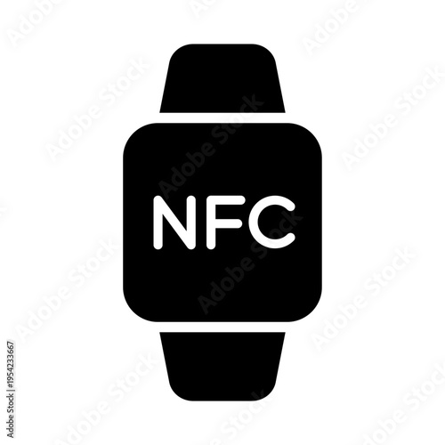 nfc smartphone icon. NFC icon