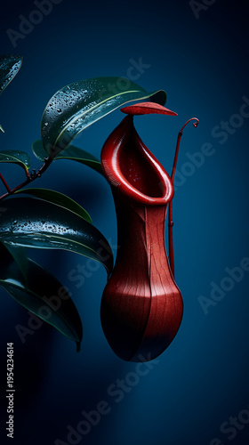 Pianta Carnivora Nepenthes con cinematic color correction