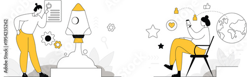 Launching a project and engaging with a global audience through digital platforms