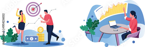 Achieving financial success and growth through strategic planning and teamwork