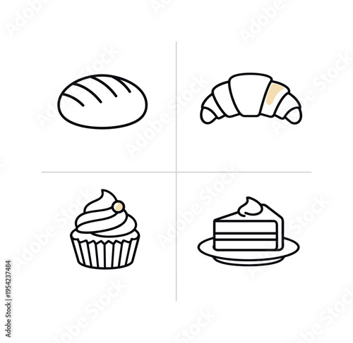 Bakery products representing freshly prepared baked goods commonly found in local bakeries and cafes where traditional recipes create comforting everyday food experiences