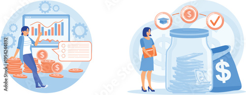 Balancing education investment and financial growth through strategic planning