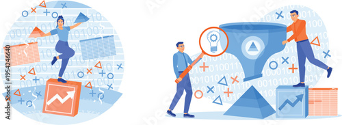 Analysts leveraging data and innovation for business growth and insights