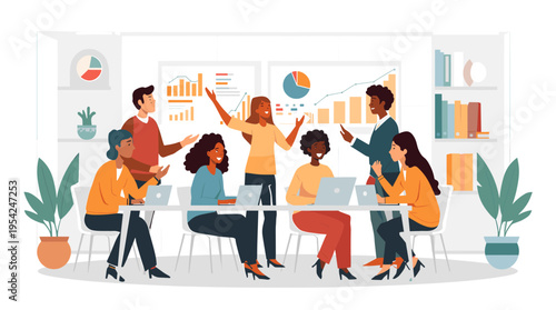 A simple and calming illustration of a potted plant, perfect for backgrounds, website elements, or design projects needing a touch of nature and seren