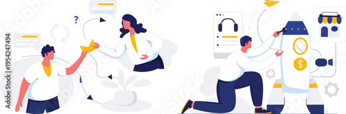 Collaborative teamwork and innovation through digital communication and technology