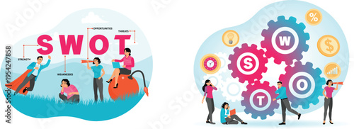 Visual representation of swot analysis and its strategic importance in business planning