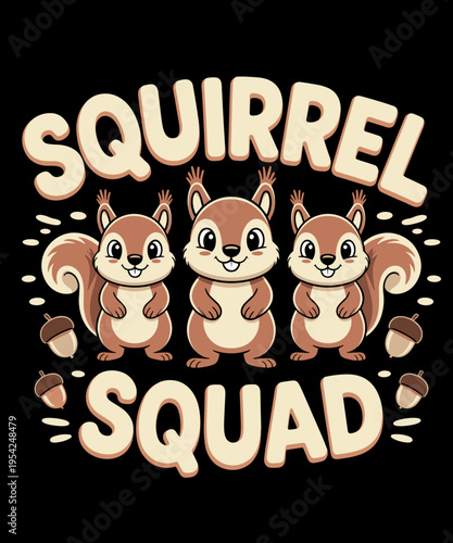 Squirrel Acorn Squirrel Squad