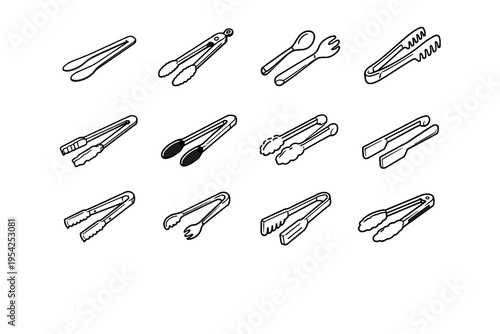 Ice vector scallop bread image generation silicone icon pasta locking serving simple