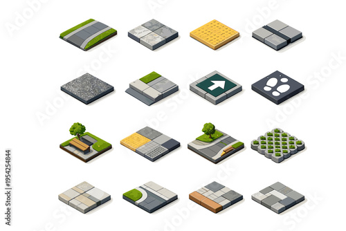 Image tile access generation tactile set expansion icon micro vector simple slab