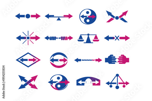 Force vectors image lengths mechanics form vector stability icon pull balance generation