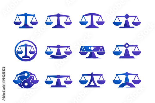 Beam measure balanced point icon weighing simple motif vector generation image balance