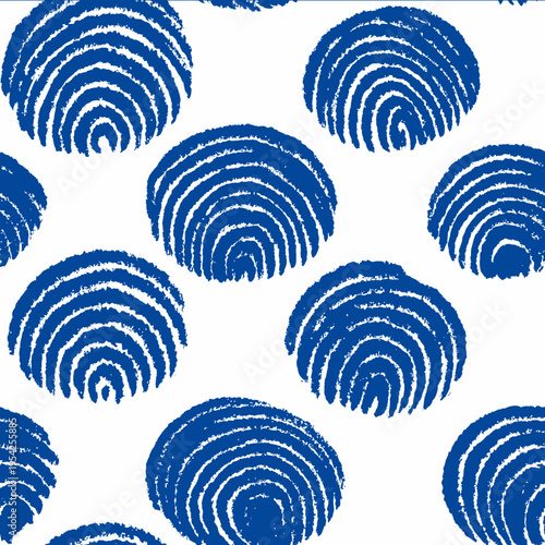 isolated clipart image of watercolor geometric blue handpainted tranquil serene breezy repetitive pattern in rows linocut vector icon monochrome simple log