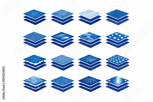 Icon layer generation grain brush image simple micro weave vector field patina