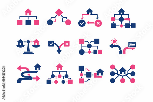 Icon domestic simple shape path vector element reasoning form layout image generation