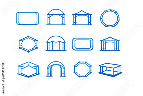 Boundary simple image generation system motif quiet perimeter harmony form icon minimal
