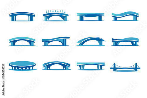 Structure beam span ease flow vector icon smooth icons gentle light structural
