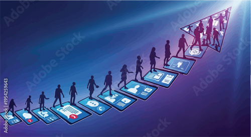 people stepping up to success on mobile devices