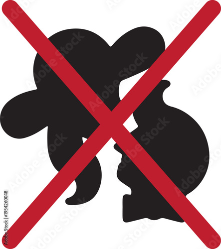 No littering symbol, keep it clean and tidy sign