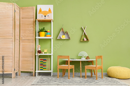 Interior of children's play...