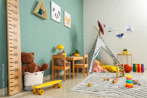 Interior of children's play...