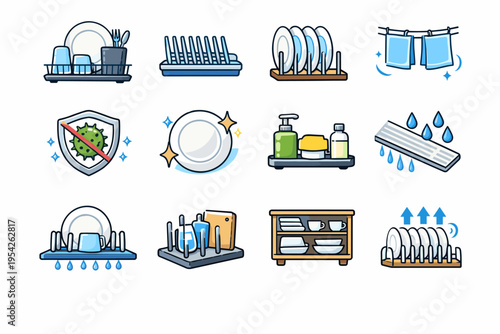 Wire icon vector simple image storage moisture support drying generation rack air