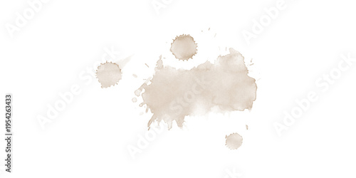 Schilderij op canvas A dark background with brown smoke and particles floating in the air