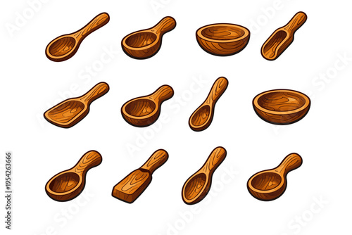 Handle artisan icon badge grip functional craft bowl icons vector tool