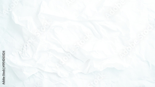 The texture of white paper is crumpled. Background for various purposes.