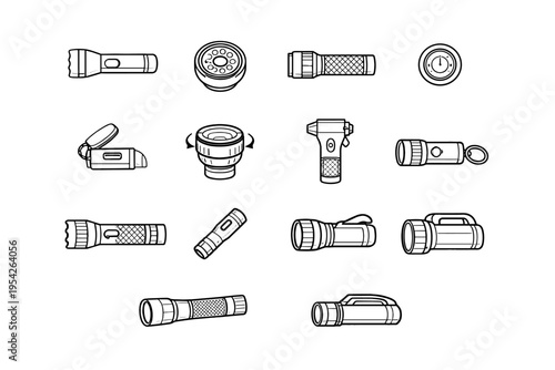 Safety focus form image vector icon button generation rechargeable emitter emergency simple