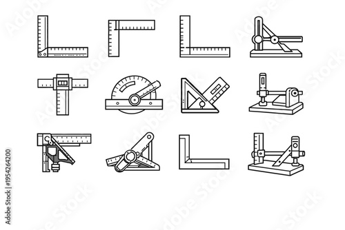 Generation corner vector simple image l control outline right guide metal checking