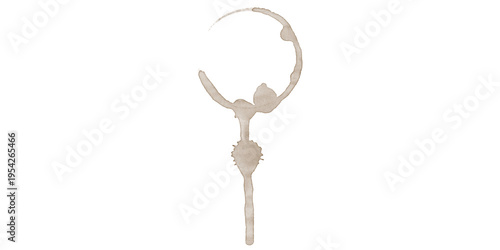 Tableau sur toile A mysterious ancient key against a dark background