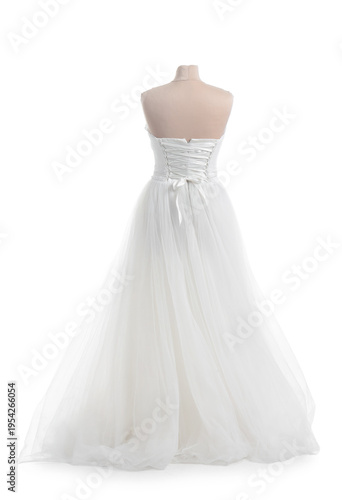 Mannequin with wedding dres...