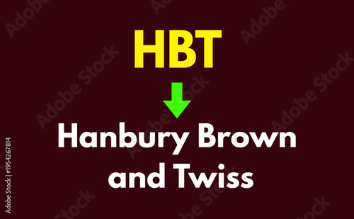 Photography HBT Meaning, Hanbury Brown and Twiss