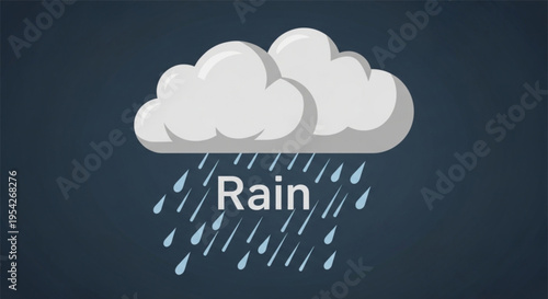 Collection of Weather Icons Clouds, Wind, Rain, and Fire Symbols
