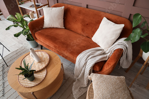 Interior of living room wit...