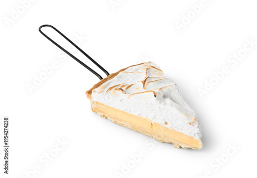 Spatula with tasty lemon pi...