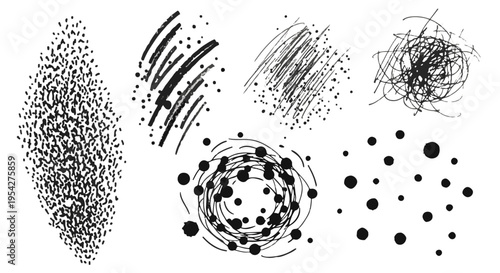 Diverse textures come together to create eye-catching visual effects. A perfect mix of lines and dots, providing a creative palette.