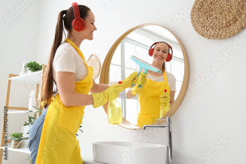 Beautiful young happy woman...