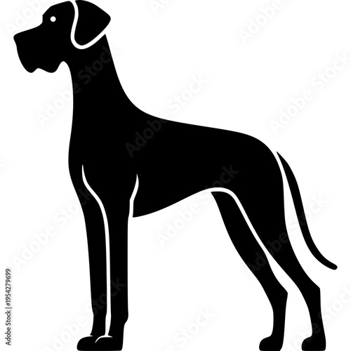 Great Dane Icon Vector
